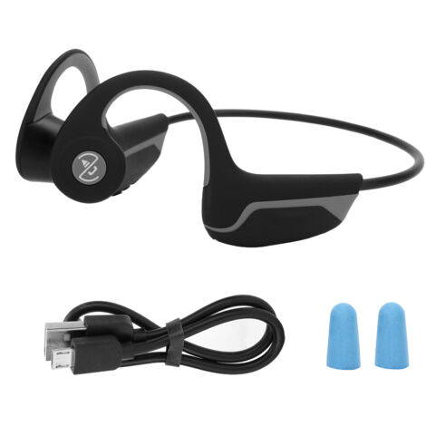 Wasserdichte kabellose Bluetooth 5.0 Sportkopfhörer mit Knochenleitung und Ohrhaken (1/5)