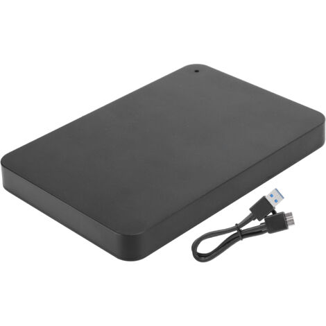 Tragbare externe USB 3.0-Festplatte – 320 GB, Schwarz – Hochgeschwindigkeits-Speicher für unterwegs (1/5)