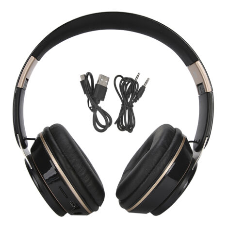 Kabelloses Bluetooth 5.0 Gaming-Headset mit Mikrofon – Over-Ear-Stereo-Kopfhörer (1/5)
