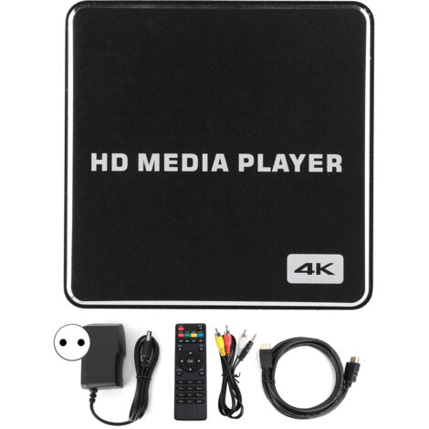 Mini-USB-Multimedia-Player 4K Ultra HD 1080P mit 100-240V-Netzteil (1/5)