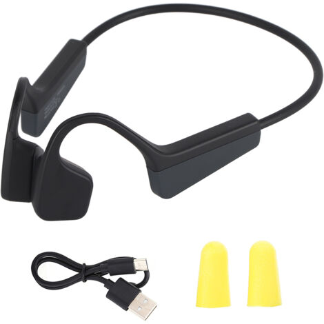 Kabellose Bluetooth 5.0 Knochenleitungskopfhörer, wasserdichte Sportkopfhörer für Outdoor-Aktivitäten (1/5)