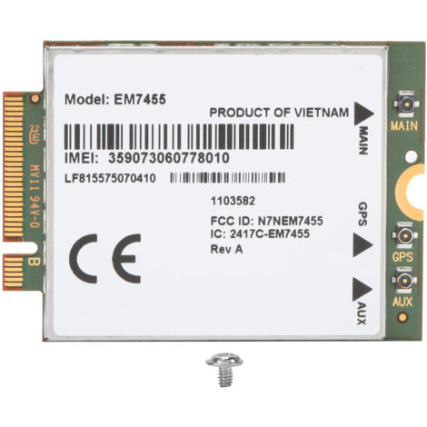 4G-Modul EM7455 FDD-LTE DW5811E Sierra Wireless Universalversion NGFF M2 (1/5)