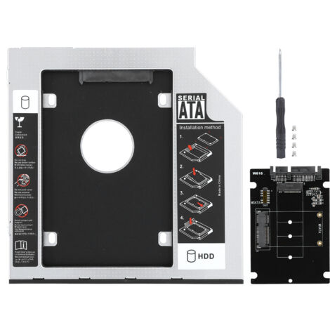 Universelles optisches Laufwerk (7–9,5 mm) für SSD/HDD mit mSATA/NGFF-Unterstützung (1/5)