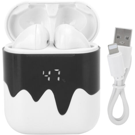 Kabellose Bluetooth 5.0 Sportkopfhörer, weiße Stereo-In-Ear-Kopfhörer für Aktivitäten (1/5)