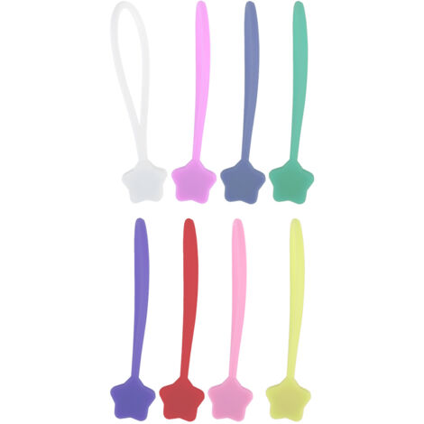 Magnetischer Kabelaufwickler für Handys, Kabelorganizer mit Magnet für Kopfhörer, 8 Farben (1/5)