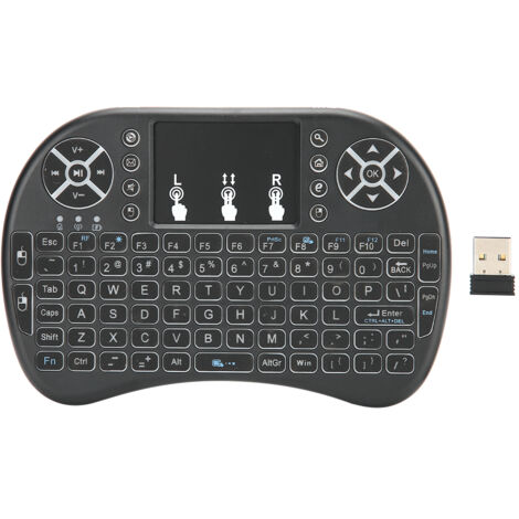 2,4-GHz-Funkfernbedienung mit Mini-USB-Tastatur und Touchpad für Android-TV-Box (1/5)
