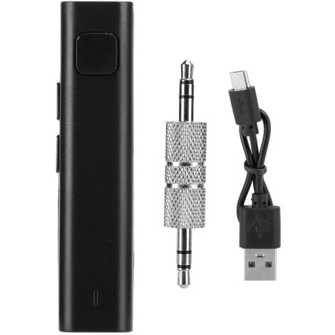 Bluetooth 4.2 Adapter für Autoradio – Tragbarer Auto-Audioempfänger, Schwarz (1/5)
