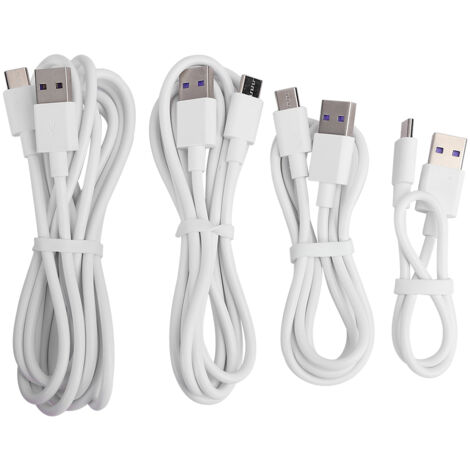 Set mit 4 schnellen 5A USB-C-Kabeln für ultraschnelles Laden und Datenübertragung (1/5)