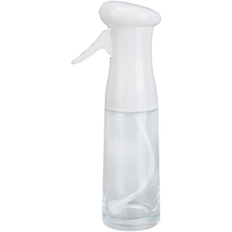300-ml-Hochdruck-Ölsprüher – Öldosierflasche zum Grillen, Kochen und Braten – ergonomisch und optisch ansprechend, weiß (1/5)