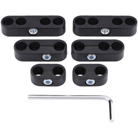 Schwarze 7-mm- und 8-mm-Zündkerzenkabel-Separatoren für Chevrolet, Ford, Dodge (1/5)