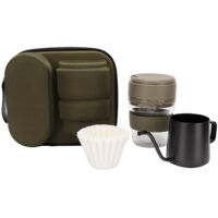 Reise-Kaffeemaschinen-Set mit Tasse für die Zubereitung von grünem Kaffee
