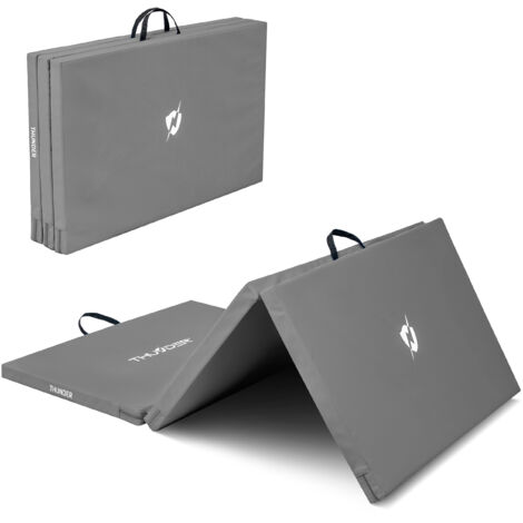 Tappetino da ginnastica grigio Thunder® 197x100x5 cm MG-03-GREY (1/5)
