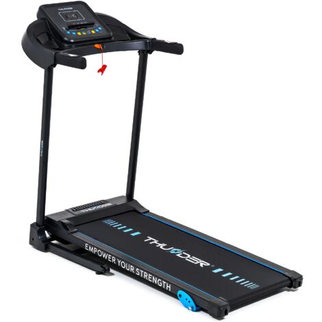 Tapis roulant elettrico THUNDER G-8000 12,8 km/h velocità pieghevole regolabile APP Bluetooth Schermo LCD inclinazione 110 kg