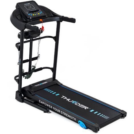 Tapis roulant elettrico pieghevole THUNDER G-8000-D 13 km/h domestico APP Bluetooth Schermo LCD inclinazione 110 kg