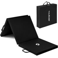 Tappetino da ginnastica nero Thunder® 180x60x5 cm MG-02-NERO