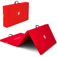 Tappetino da ginnastica rosso Thunder® 197x100x5 cm MG-03-RED