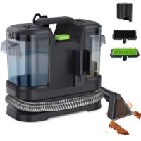 Nettoyeur tapis 12Kpa double réservoir lavage aspiration, voiture canapé poils animaux tissus