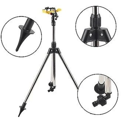 Support d'irrigation en acier inoxydable, outil d'irrigation, système d'irrigation automatique, accessoires de jardin et de pelouse (1/2)