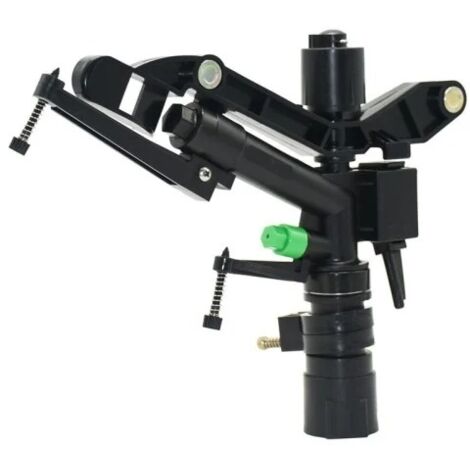 Pistolet d'irrigation à filetage femelle et large portée pour jardin, agriculture, pelouse, fourrage, buses d'irrigation pour gazon (1/2)