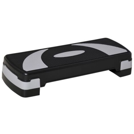 Stepper d'aérobic réglable en hauteur 10/15/20 cm, appareil de fitness à domicile, charge maximale 150 kg, 80 x 31 cm (1/5)