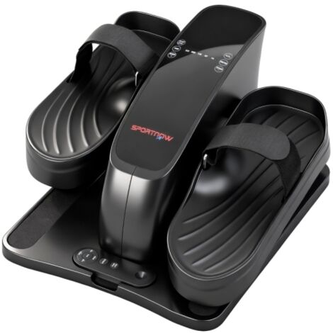 Mini-vélo d'appartement, 12 vitesses, écran LED, télécommande, antidérapant, portable, métal, plastique, noir (1/5)