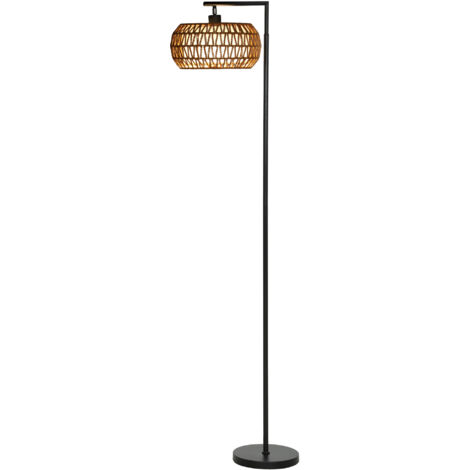 Ce lampadaire bohème est doté d'un écran décoratif à double couche, de trois températures de couleur et niveaux de luminosité réglables, et peut être contrôlé via une télécommande sans fil. (1/5)