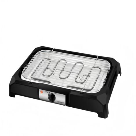 Barbecue électrique Aigostar 2000W de grande taille, barbecue électrique sans fumée, réglage de température pour la maison et le camping (1/2)