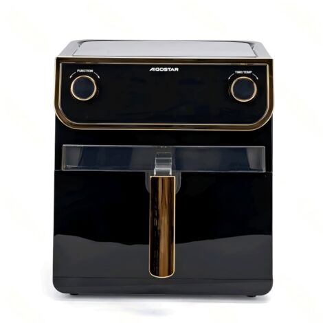 Aigostar 1700W 8L grande capacité à double bouton rotatif tactile, friteuse à air électrique avec fenêtre visible pour la maison (1/3)