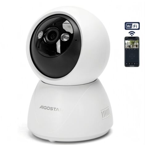 Caméra intelligente Wi-Fi intérieure Aigostar, surveillance 360°, Baby Lookout (1/3)
