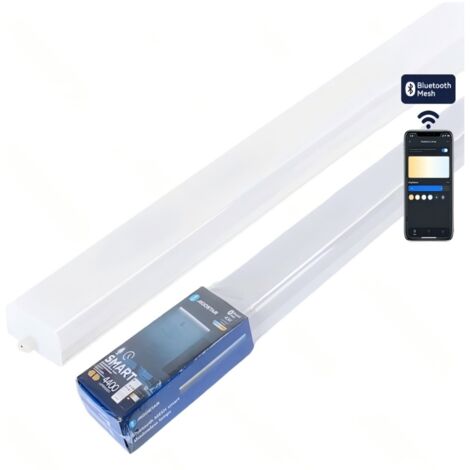 Aigostar 1,2 m 40W CCT Ampoule Intelligente Bluetooth réglable, panneau LED sans ombre (1/2)