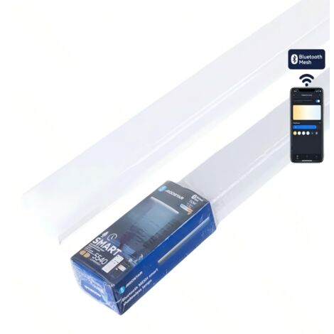 Ampoule intelligente Bluetooth maillée réglable Aigostar 1,5 m 50W CCT, panneau LED sans ombre (1/2)