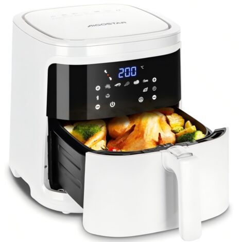 Friteuse à air Aigostar 7L 1900W, panneau tactile, friteuse électrique sans huile pour la maison (1/3)