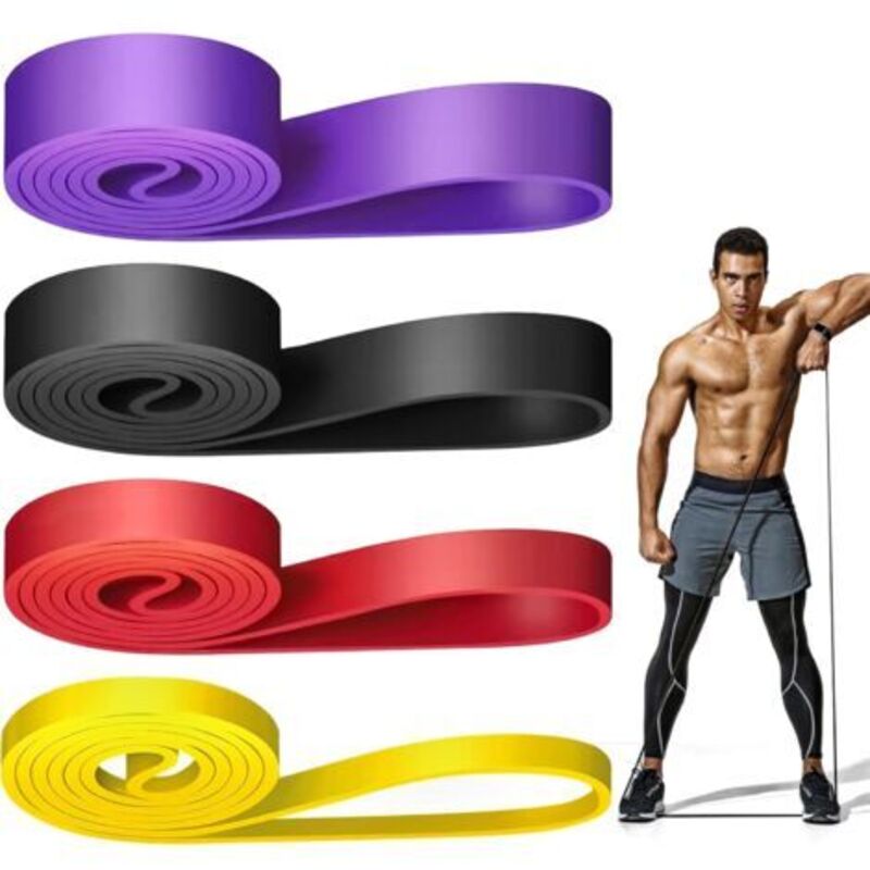 3 Bandes Élastiques Musculation - Set Résistance Pour Yoga, Pilates, Fessiers Et Entraînement à Domicile