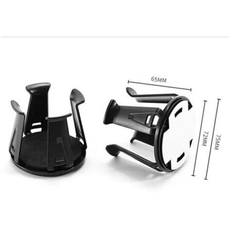 Lot de 2 Porte Gobelet Voiture, Porte-canette Universel Voiture, Porte-canette Autocollant et Porte-Bouteille pour intérieur de Voiture, Porte-gobelet Multifonctionnel pour Tasses à café, Bouteilles