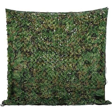Filet de Camouflage Militaire, 4 x 4 M, pour la Chasse, Le Camping, Les Forêts, Les Jardins et Autres Scènes, Filet de Camouflage Militaire (1/5)