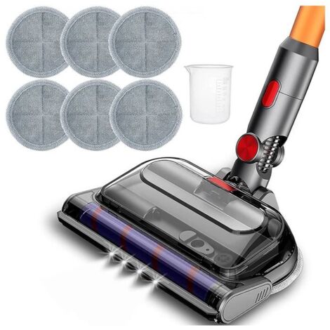 Accessoire de Vadrouille pour Dyson V7 V8 V10 V11 V15Aspirateur Brosse Aspiration et Vadrouille 2en 1Brosse éLectrique, avec