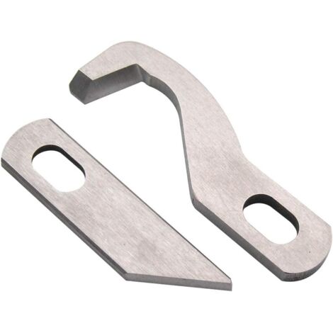 Ensemble de couteaux de surjeteuse supérieur et inférieur compatible avec/remplacement pour la marque Singer S14-78 Pfaff Brand Element 1450OL