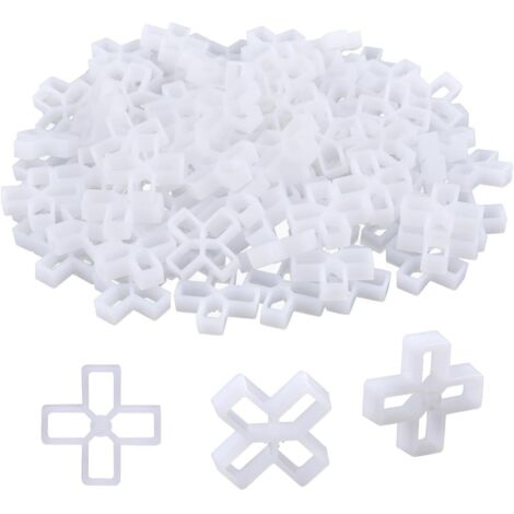 Croisillons de Carrelage 10mm,1000 PCS Croisillons Nivelant Entretoises de Pavage en Forme de Croix de Joint Croisillon de Carreleur pour Carreaux Bricolage Pavage Carrelage Mur Carrelage Jardin (1/5)