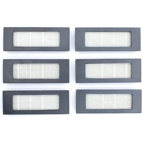 Pack de 6 filtres HEPA pour iRobot Roomba Combo,R111840. Filtres HEPA pour améliorer le nettoyage de votre robot aspirateur. Accessoire robot aspirateur. (1/5)