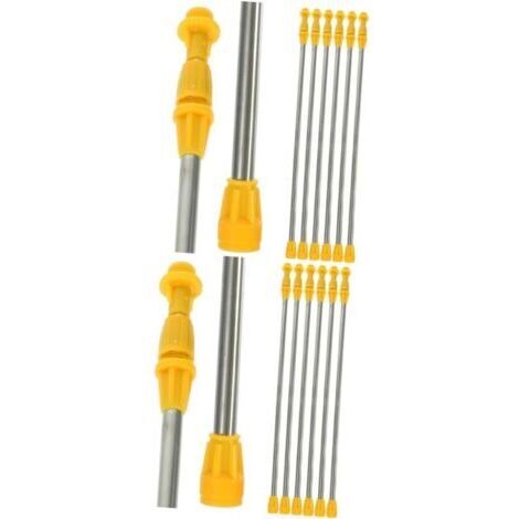 12 Pièces Accessoires De Pulvérisation Flèche En Acier Inoxydable Pulvérisateur Agricole De Nettoyage De Toit Barre D'Extensio