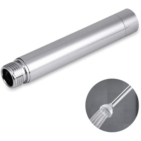 Bras de douche extensible en acier inoxydable – Finition nickel brossé – Installation facile – Longueur ajustable G1/2
