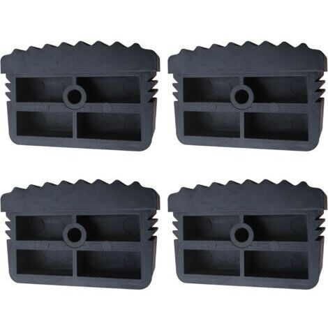 4Pcs pieds d'échelle, pieds de rechange capuchons couvre-pieds coussin de protection d'échelle en PVC, stabilisateur pièces de rechange pour échelles, échelles télescopiques, échelles à chevrons