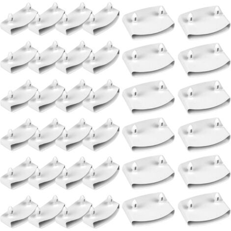 Keyoung – Lot de 36 embouts de lattes pour sommier 54mm – Supports en plastique haute densité – Fixation rapide pour sommiers en bois et métal