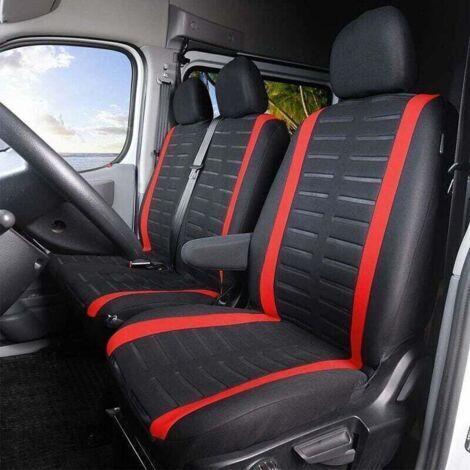 Trimec – Housse de siège voiture universelle – Polyester et mousse laminée – Accès ceinture et ouverture accoudoir – Protection contre salissures et usure