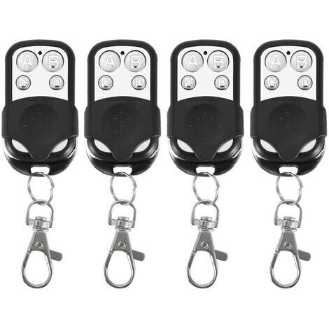 Tonysa – Télécommande universelle 4 canaux 433 MHz – Clonage jusqu'à 4 signaux – Compatible portes de garage et alarmes – Jumelage simple (1/5)