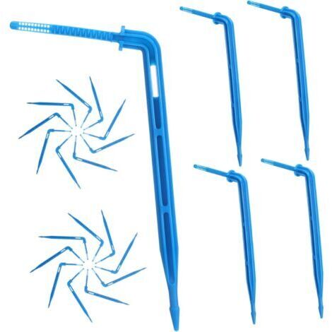 100 Pièces Tube à Piquet à Automatique Pieu Goutteur Enjeux du Système D'irrigation Goutteurs pour Système D'irrigation Outil (1/4)