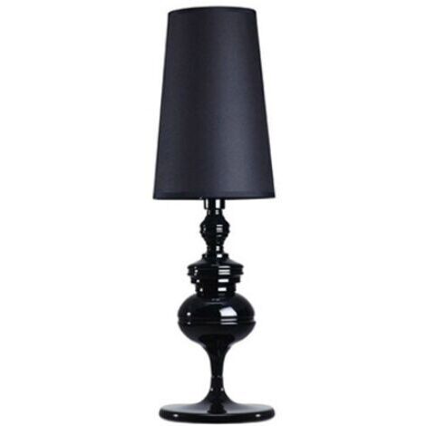 Lampe décorative de salon de style européen lampe de table lampe de chevet petit noir 15x46cm