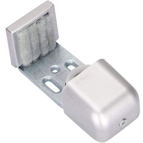 Guides de sol pour porte de grange coulissante, réglable en acier, rouleau de guidage inférieur de porte murale, matériel coulissant pour toutes les tailles de portes