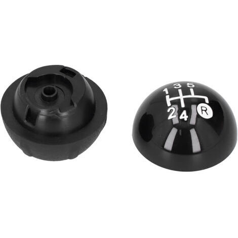 TONYSA Pommeau de levier de vitesse avec capuchon, Kit de remplacement de couvercle décoratif adapté pour Fiat 500 500C 2007 – 2018 LHD RHD
