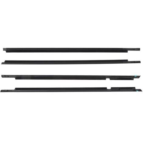 TONYSA 4 pièces de joint d'étanchéité pour vitre de voiture 75711‑60061 Remplacement pour Toyota Land Cruiser Prado série 120 2003 à 2009